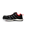 JORI Sicherheitssandale jo_RAPID BOA black-red Easy ESD S1P, Gr. 48