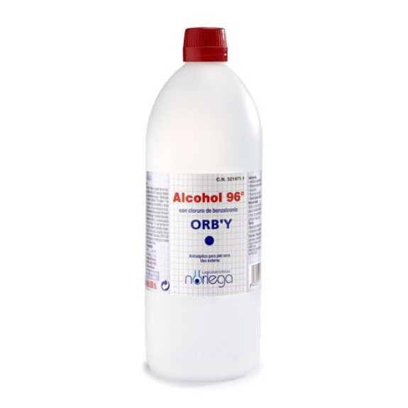 Alcohol Sanitario con Benzalconio ORBY 96º 1000 ml Alcohol Sanitario con Benzalconio ORBY 96º 1000 ml-Leer más