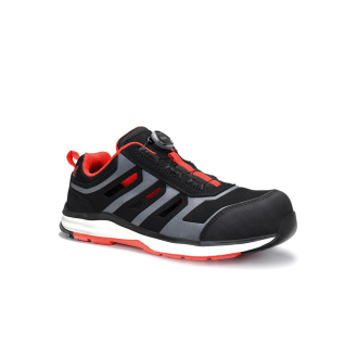 JORI Sicherheitssandale jo_RAPID BOA black-red Easy ESD S1P, Gr. 44-Beschreibung lesen