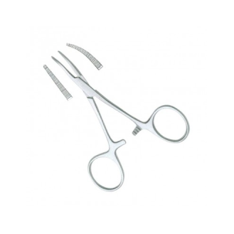 Pinza MOSQUITO Micro Curvo Hartmann Con Diente 10 cm-Leer más