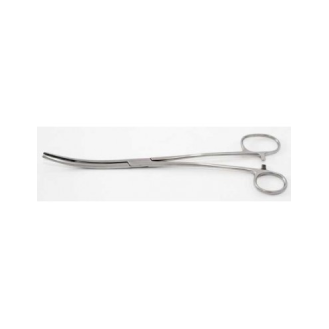 Pinza cuello utero Bozeman CURVA 25 cm. Estriada.-Leer más