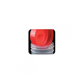 Contenedor de orina 60 cc, tapón rojo, 100 unidades-Leer más
