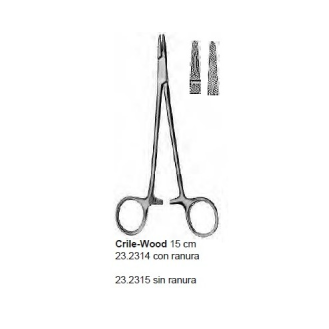 Porta agujas CRILE-WOOD Recto 15 cm con ranura-Leer más
