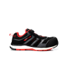 JORI Sicherheitssandale jo_RAPID BOA black-red Easy ESD S1P, Gr. 40