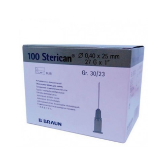 Aguja hipodérmica STERICAN 0,4x25 27Gx1 Gris-Leer más