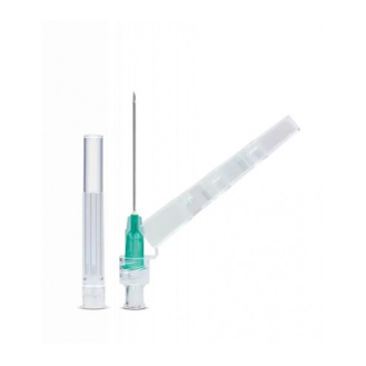Aguja Hipodérmica SEGURIDAD 0,8x40 21G 1 1/2 Verde, Caja 50 unidades-Leer más