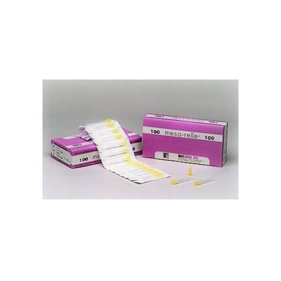 Aguja mesoterapia 31G 0,26 x 4 mm. Caja 100 unidades Aguja mesoterapia 31G 0,26 x 4 mm. Caja 100 unidades-Leer más