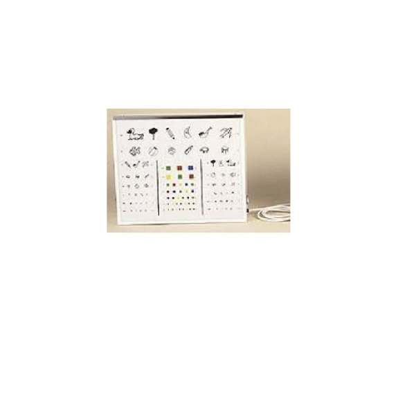 Optotipo 450x380x110 INFANTIL Esmaltado-Leer más