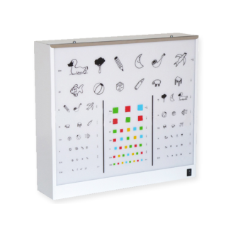 Optotipo 450x380x110 INFANTIL Esmaltado-Leer más