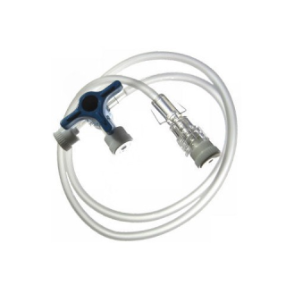 Llave de 3 vías con alargadera de 25 cm-Leer más