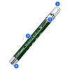 Linterna RI-PEN 5070, juego de 6 colores