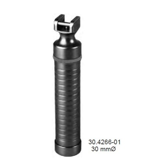 Poignée de laryngoscope à lumière froide, fibre optique, adultes-Lire la description