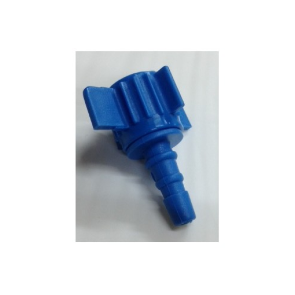 Conector Pitón R916 Plástico Azul para mascarilla de oxígeno-Leer más