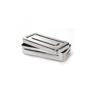 Caja Instrumental Acero Inoxidable Sin Asas 200x100x60 mm-Leer más