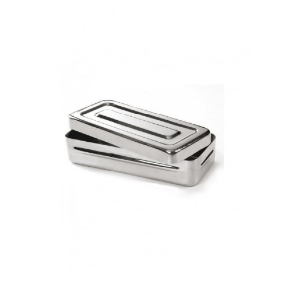 Caja Instrumental Acero Inoxidable Sin Asas 200x100x60 mm-Leer más