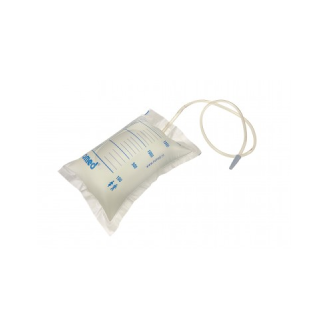 Bolsa de orina para cama 2000 ml con válvula antirretorno, tubo de 90 cm-Leer más