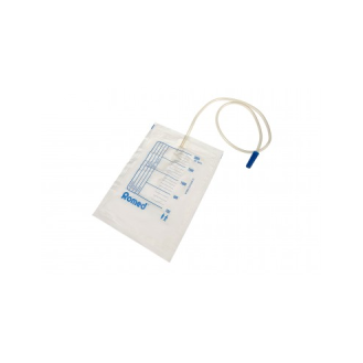 Bolsa de orina para cama 2000 ml con válvula antirretorno, tubo de 90 cm-Leer más
