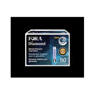 Glucómetro FORA Glucomen Diamond GD50, 50 Tiras Reactivas-Leer más