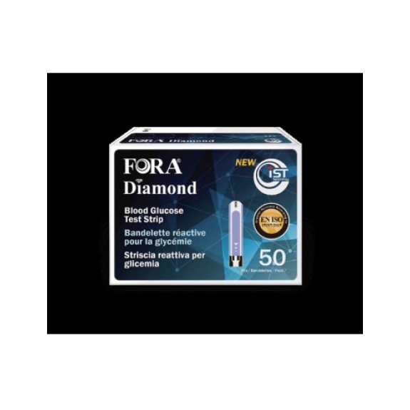 Glucómetro FORA Glucomen Diamond GD50, 50 Tiras Reactivas-Leer más