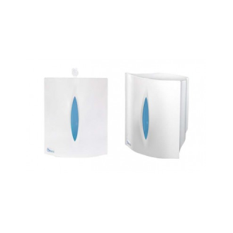 Dispensador Toallero Mecha SQUARE 320x255x250mm, Azul-Leer más