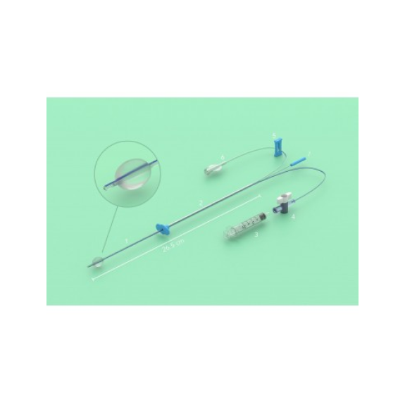 Catéter INJECTOR PLUS histerosalpingografia Radiopaco Semirigido 2.0 mm (6 Fr) Caja 10 unidades-Leer más
