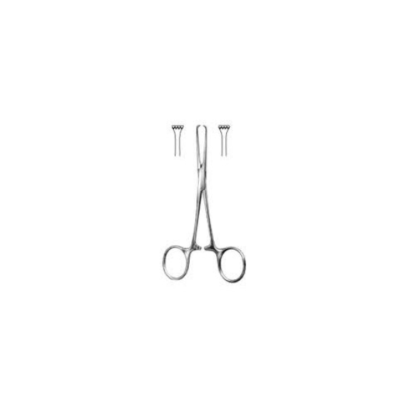Pinza intestinal ALLIS-BABY 14 cm con diente 4x5-Leer más