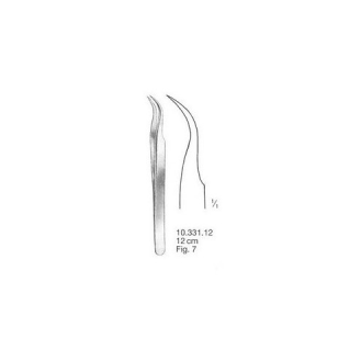 Pinza para espinas (relojero) punta curva 12 cm-Leer más