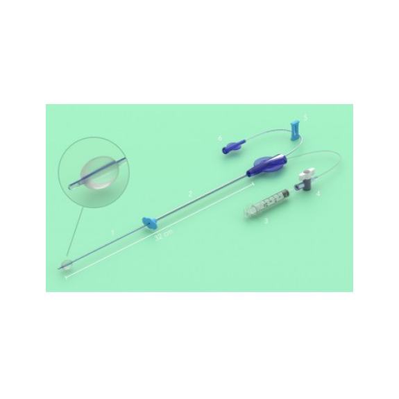 SOFTINJECTOR Catéter histerosalpingografia Radiopaco Flexible 2 mm, Ø 6 Fr, Caja 10 unidades SOFTINJECTOR Catéter histerosalpingografia Radiopaco Flexible 2 mm, Ø 6 Fr, Caja 10 unidades-Leer más