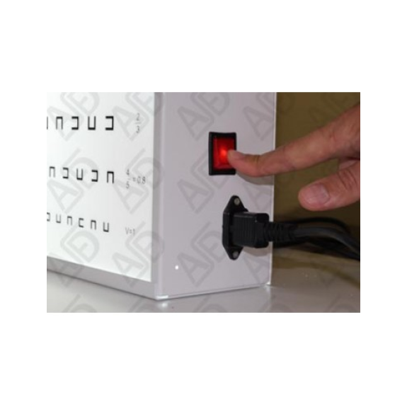 Optotipo retroiluminado para pruebas oftalmológicas-Leer más