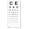 OPTOTIPO para 5 Metros letras aleatorias visión lejana