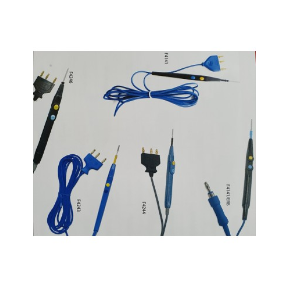 Mango reusable y cable para electrobisturi Tipo Valleylab, Envase 5 mangos-Leer más