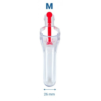 Espéculo Vaginal Estéril de tornillo 26 mm, talla M rojo, Caja 100 unidades-Leer más