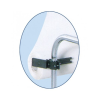 Soporte Porta Rollos Camilla Plástico negro