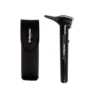 Otoscopio de vacío E-SCOPE 2,7v Negro en funda (Luz directa)-Leer más