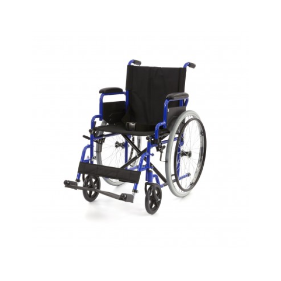 Silla de ruedas manual Dynamic, azul-Leer más