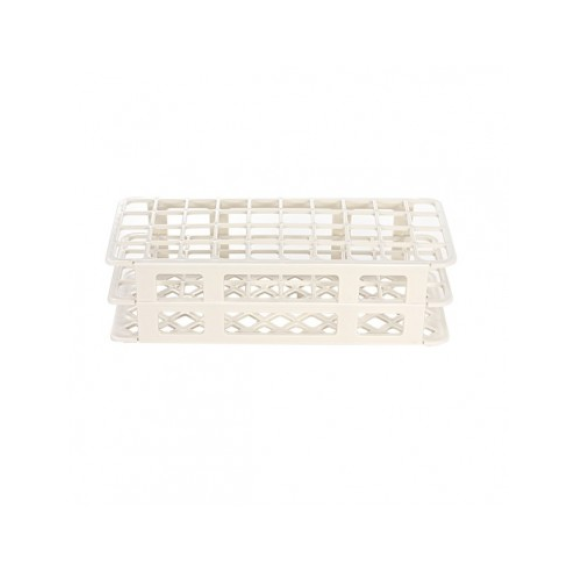 Gradilla Para 24 Tubos de 25 mm PP Plástico-Leer más
