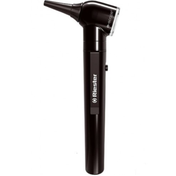 Otoscopio E-SCOPE F.O. LED 3.7v negro en estuche-Leer más