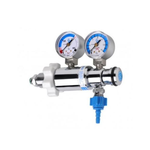 Caudalímetro Regulador para Botella Pequeña G102 Salida regulable 0-15 lit./min.-Leer más