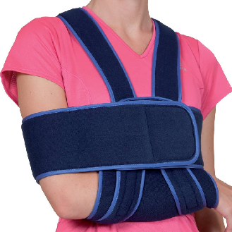 Bandage d'immobilisation d'épaule - Taille 4 : 105 - 120 cm / Blanc-Beschreibung lesen