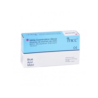 Guante NITRILO Sin Polvo Azul Talla XG Caja 100 unidades-Leer más