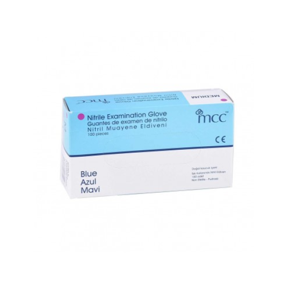 Guante NITRILO Sin Polvo Azul Talla M Caja 100 unidades Guante NITRILO Sin Polvo Azul Talla M Caja 100 unidades-Leer más