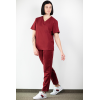 Medfit - Blouse Médical - Unisexe - Bordeaux - Xl Medfit - Blouse Médical - Unisexe - Bordeaux - Xl