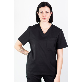 Medfit - Blouse Médical - Unisexe - Noir - Xl-Lire la description