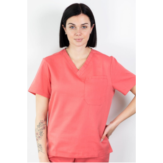 Medfit  Ensemble Médical Blouse Et Pantalon  Unisexe  Rose - Xl-Lire la description