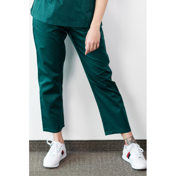 Basicfit - Pantalon Médicale - Unisexe - Vert - L-Lire la description