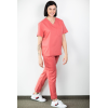 Medfit  Ensemble Médical Blouse Et Pantalon  Unisexe  Rose - L