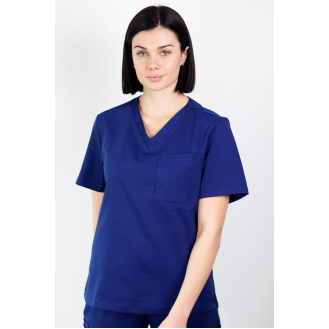 Medfit - Blouse Médical - Unisexe - Bleu Outremer - Xxl-Lire la description