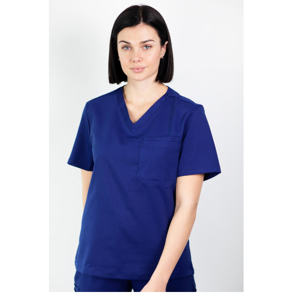Medfit - Blouse Médical - Unisexe - Bleu Outremer - Xl-Lire la description