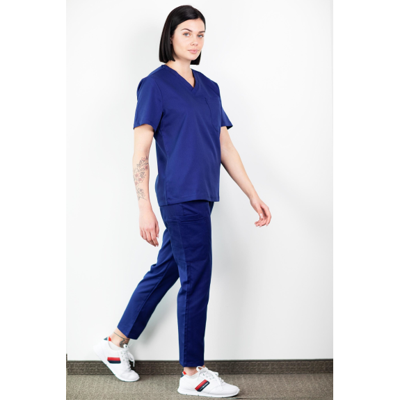 Medfit - Blouse Médical - Unisexe - Bleu Outremer - Xl Medfit - Blouse Médical - Unisexe - Bleu Outremer - Xl-Lire la description