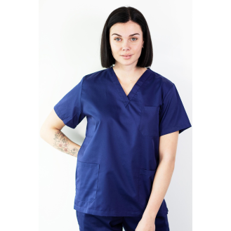 Basicfit - Tunique Médical - Unisexe - Bleu Marine - Xl-Lire la description